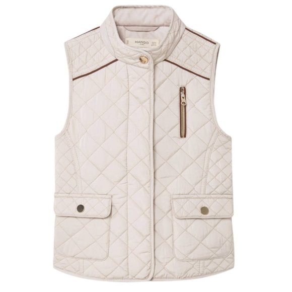 Mango Kids Girls' Quilted Vest | size 6/7 kids - Picture 1 of 7